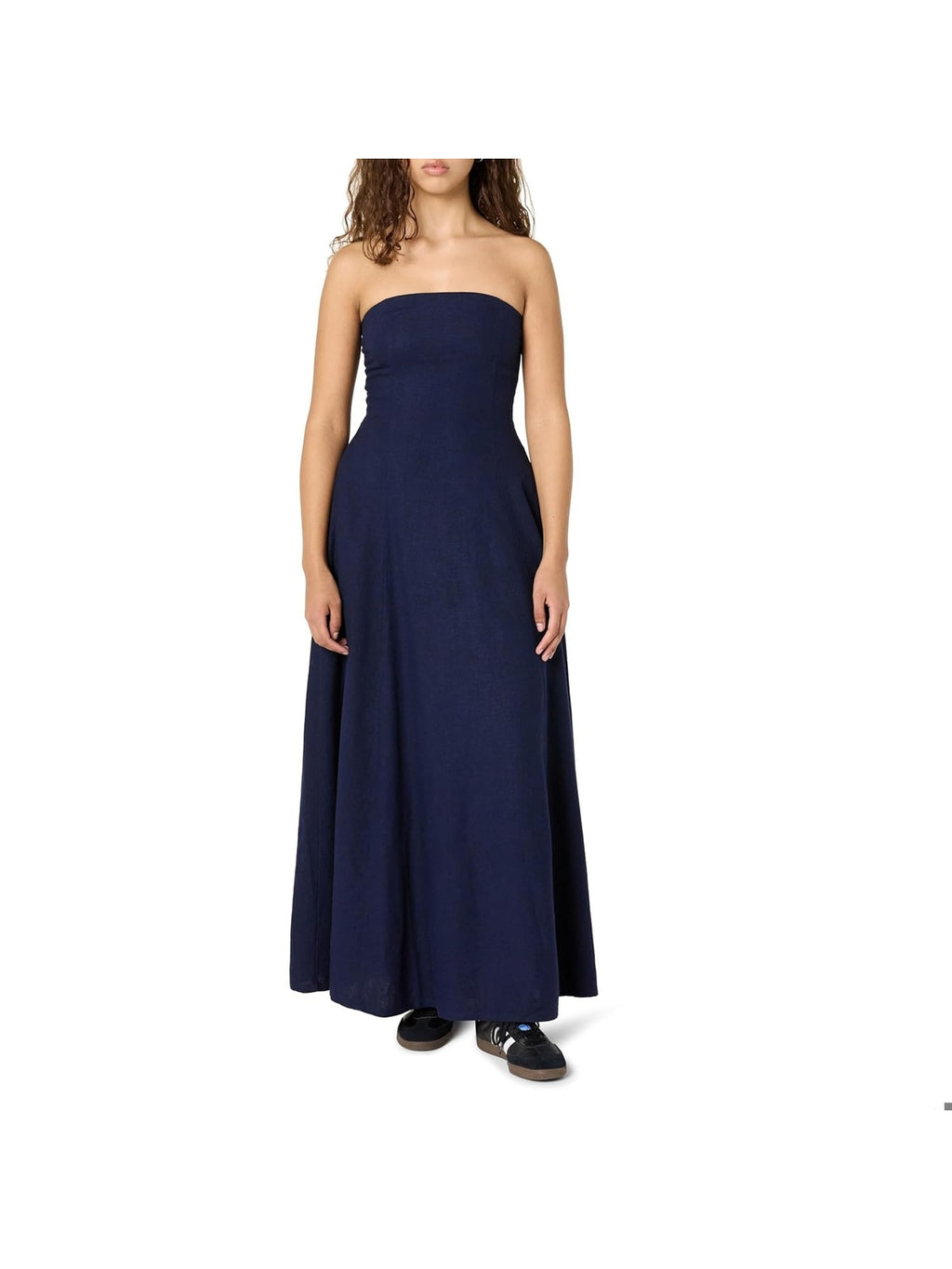 THE DROP Rochie lunga fara bretele Carlota femei