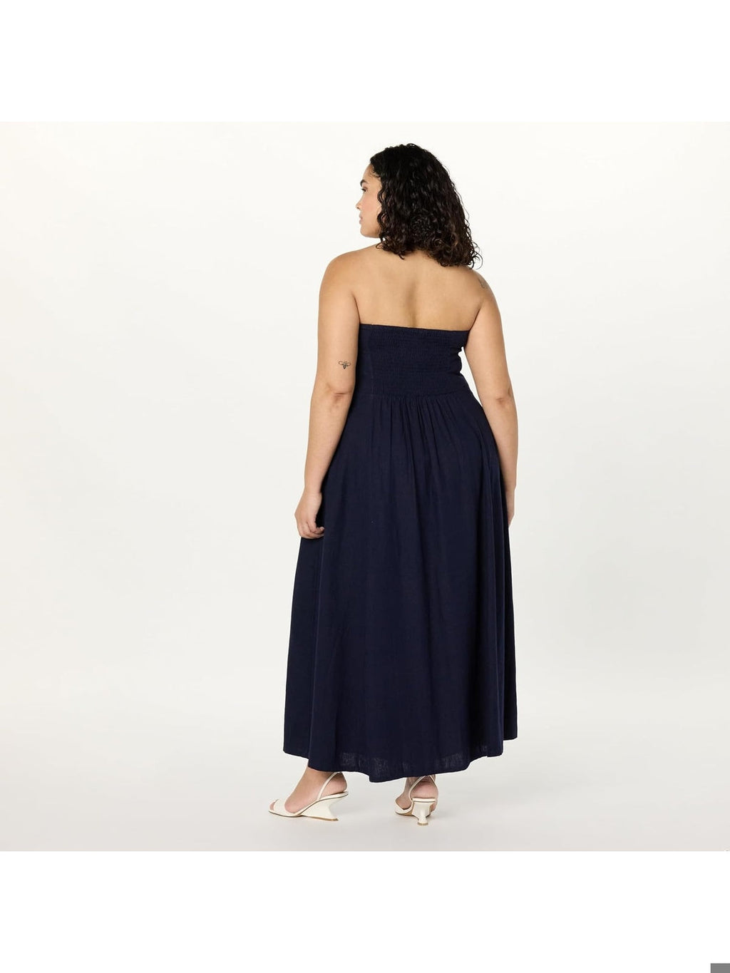 THE DROP Rochie lunga fara bretele Carlota femei