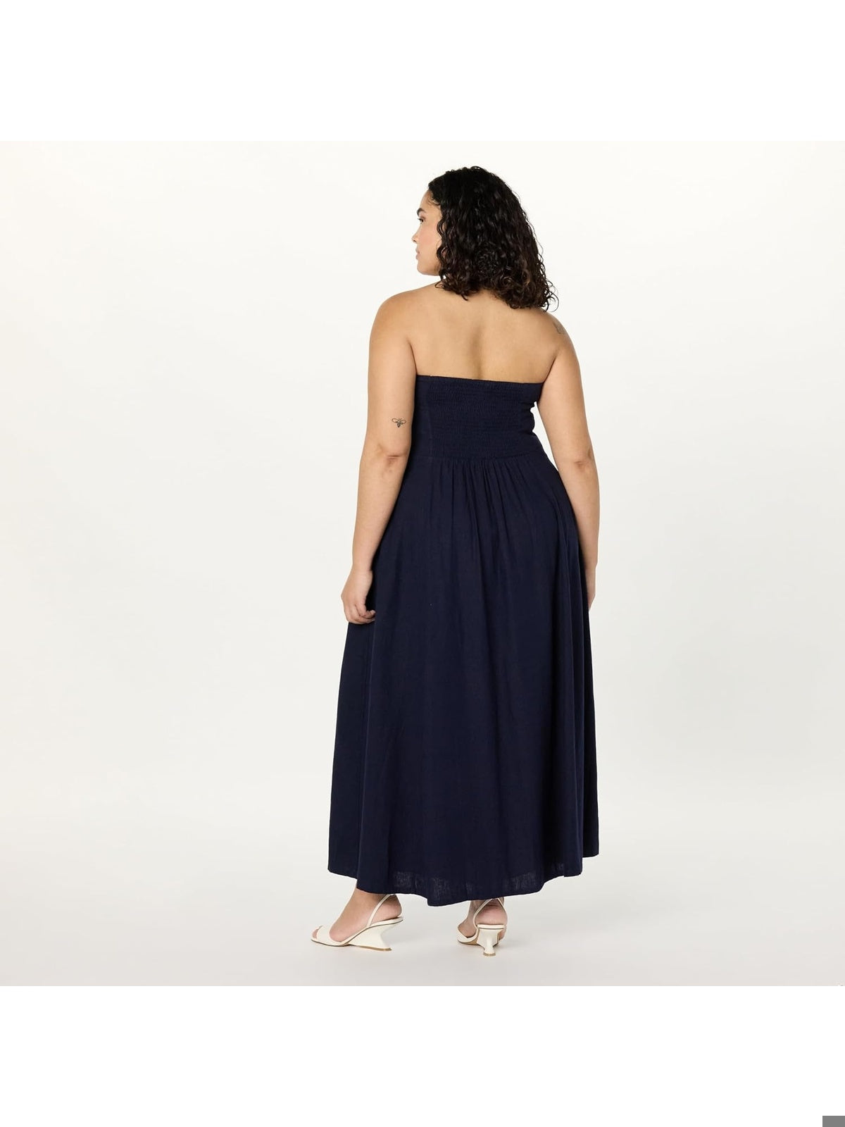 THE DROP Rochie lunga fara bretele Carlota femei