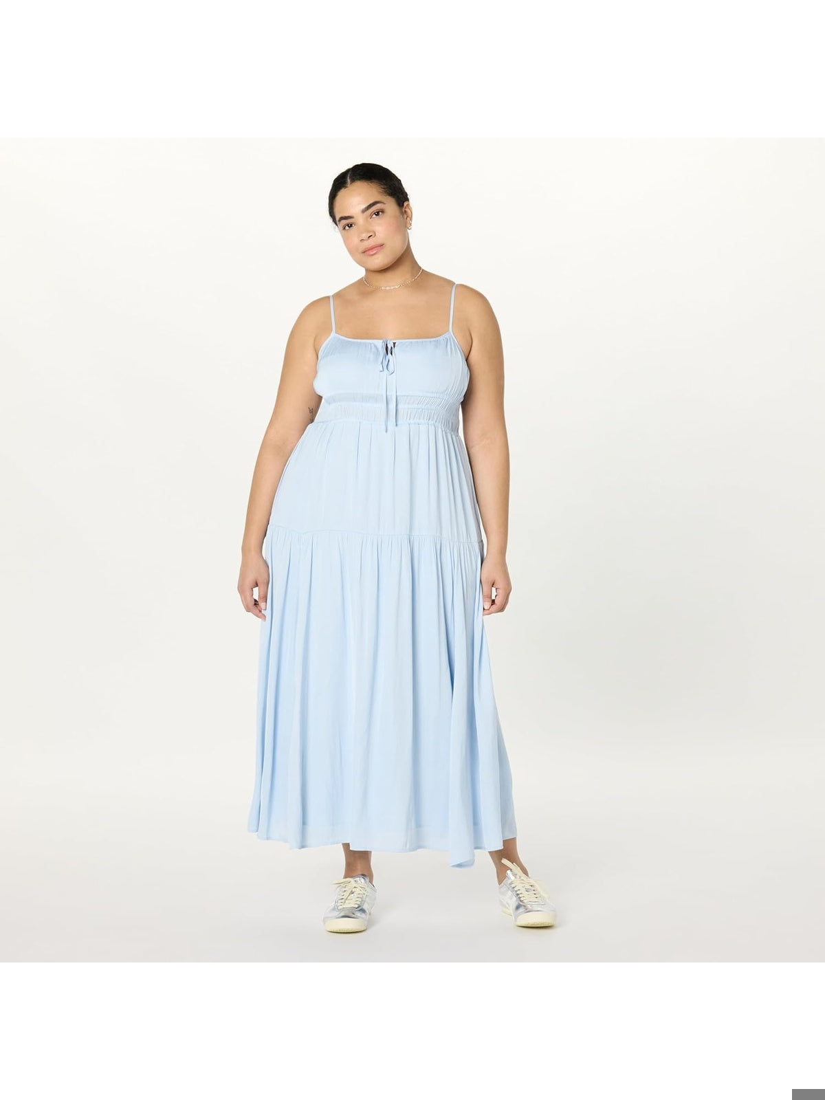 THE DROP Tavia Rochie maxi cu imprimeu in straturi-elastice femei