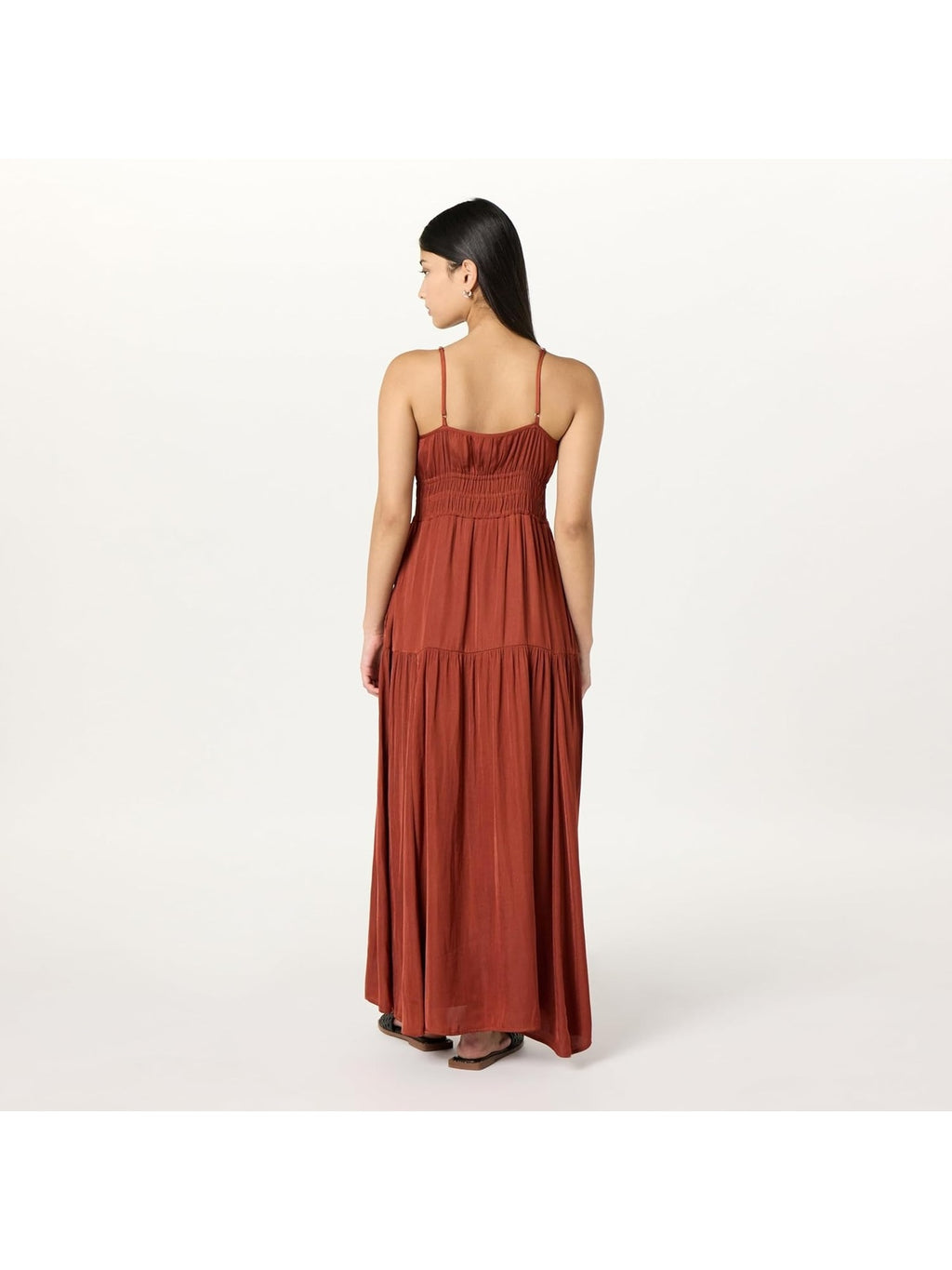 THE DROP Tavia Rochie maxi cu imprimeu in straturi-elastice femei