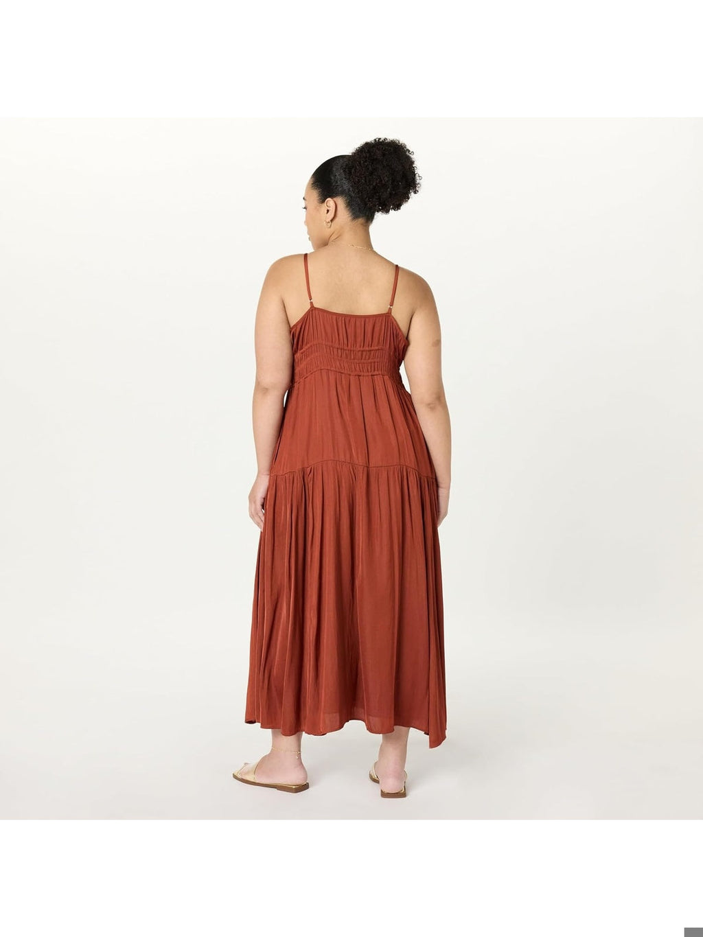 THE DROP Tavia Rochie maxi cu imprimeu in straturi-elastice femei