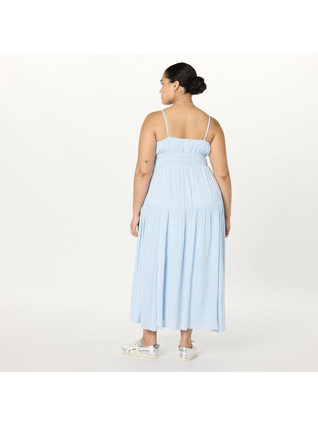 THE DROP Tavia Rochie maxi cu imprimeu in straturi-elastice femei