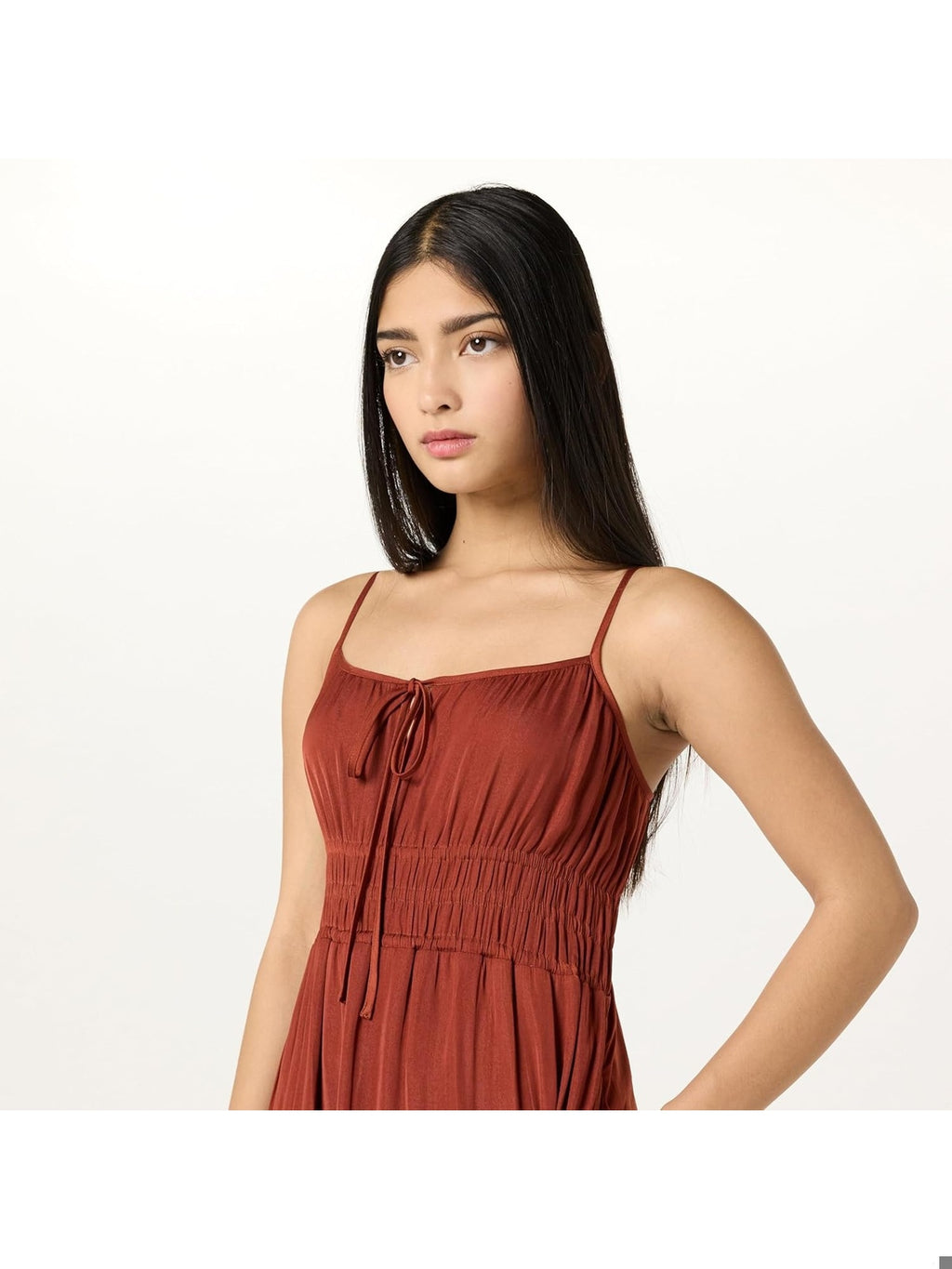 THE DROP Tavia Rochie maxi cu imprimeu in straturi-elastice femei