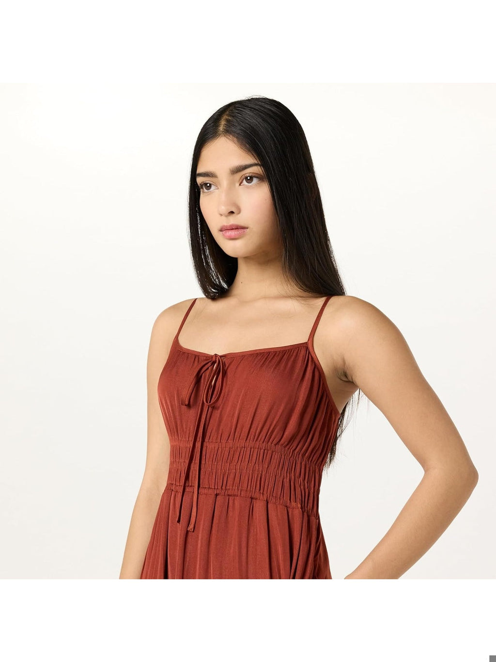 THE DROP Tavia Rochie maxi cu imprimeu in straturi-elastice femei