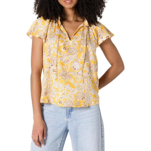 AMAZON ESSENTIALS Bluza Satin cu volane femei