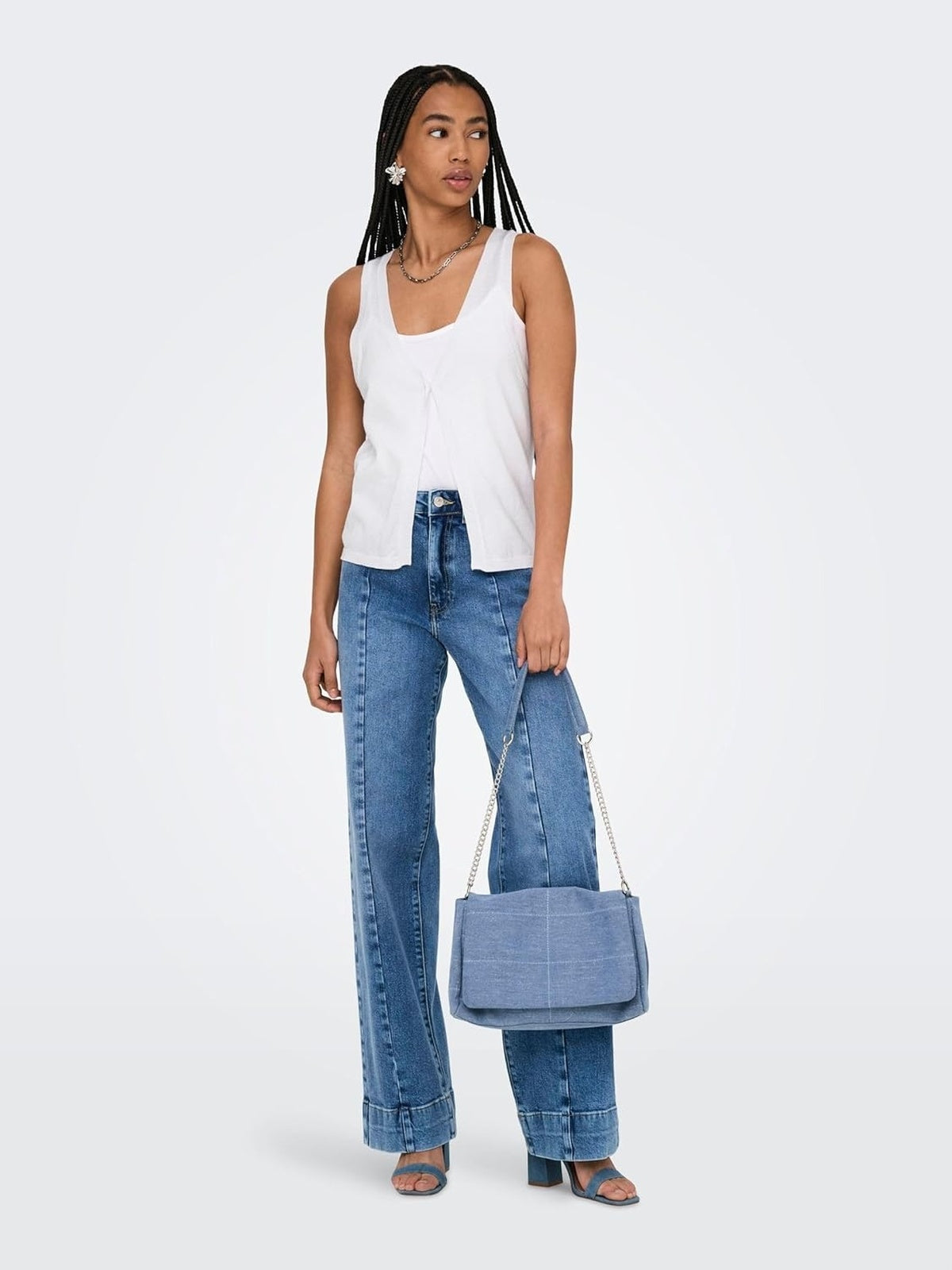 VESTA ONLY Onlantonia SL Knt alb femei