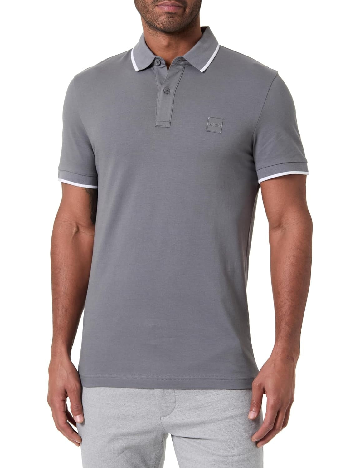 BOSS Tricou polo Passertip barbati