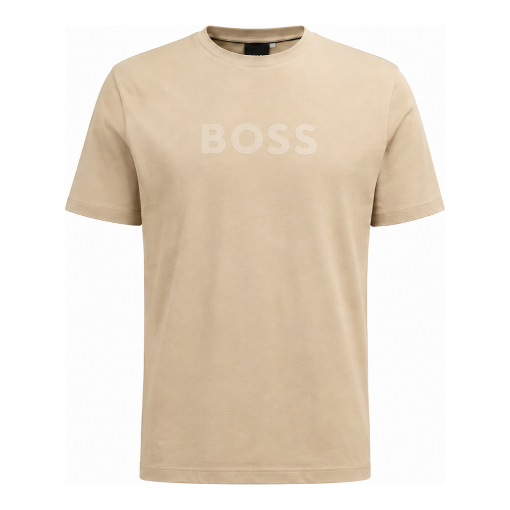 Tricou BOSS Beach bărbați T-Shirt RN Regular Fit cu protecție UV