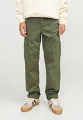 Pantaloni JACK & JONES Junior Carpenter Dusty Olive Stretch