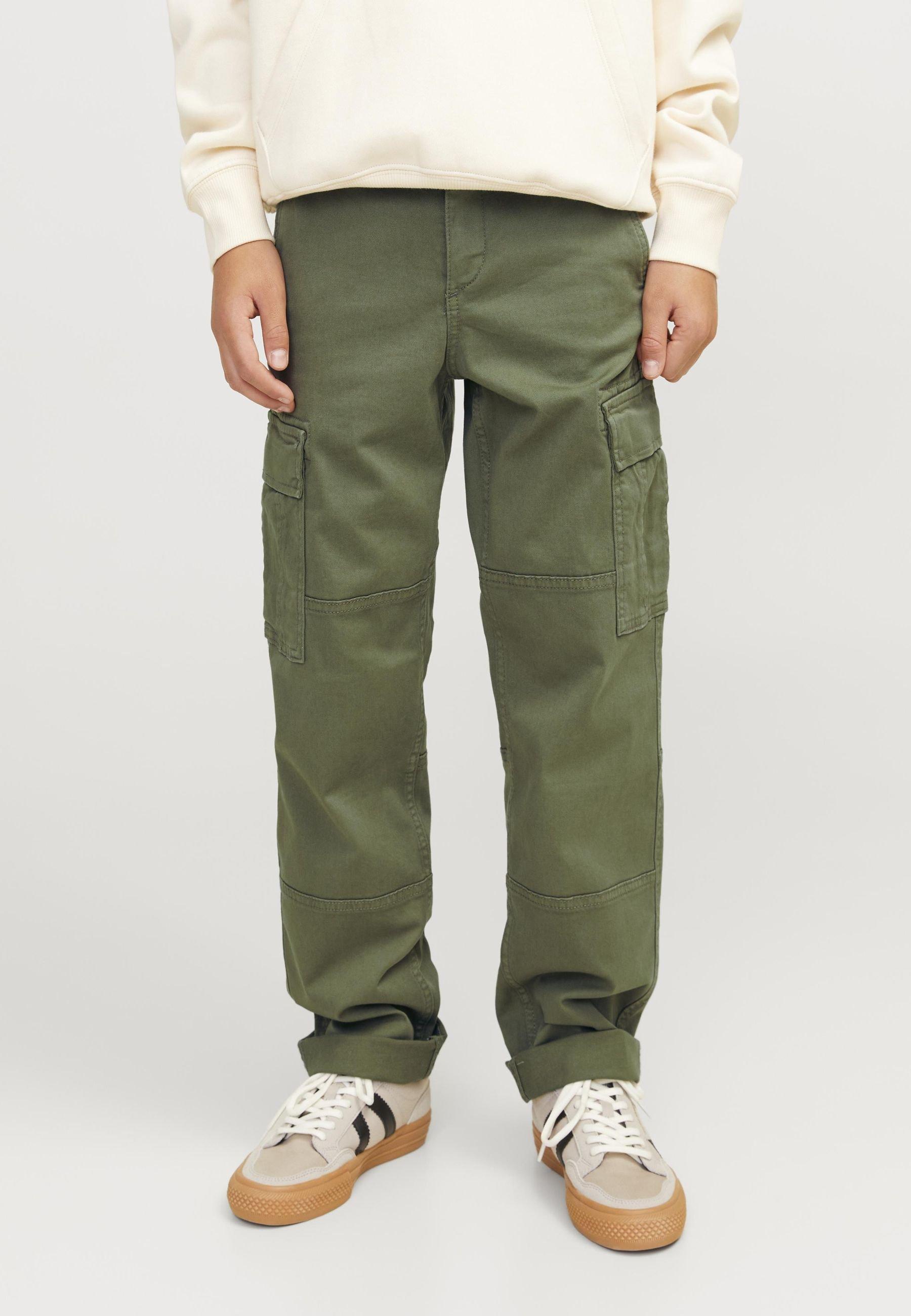 Pantaloni JACK & JONES Junior Carpenter Dusty Olive Stretch