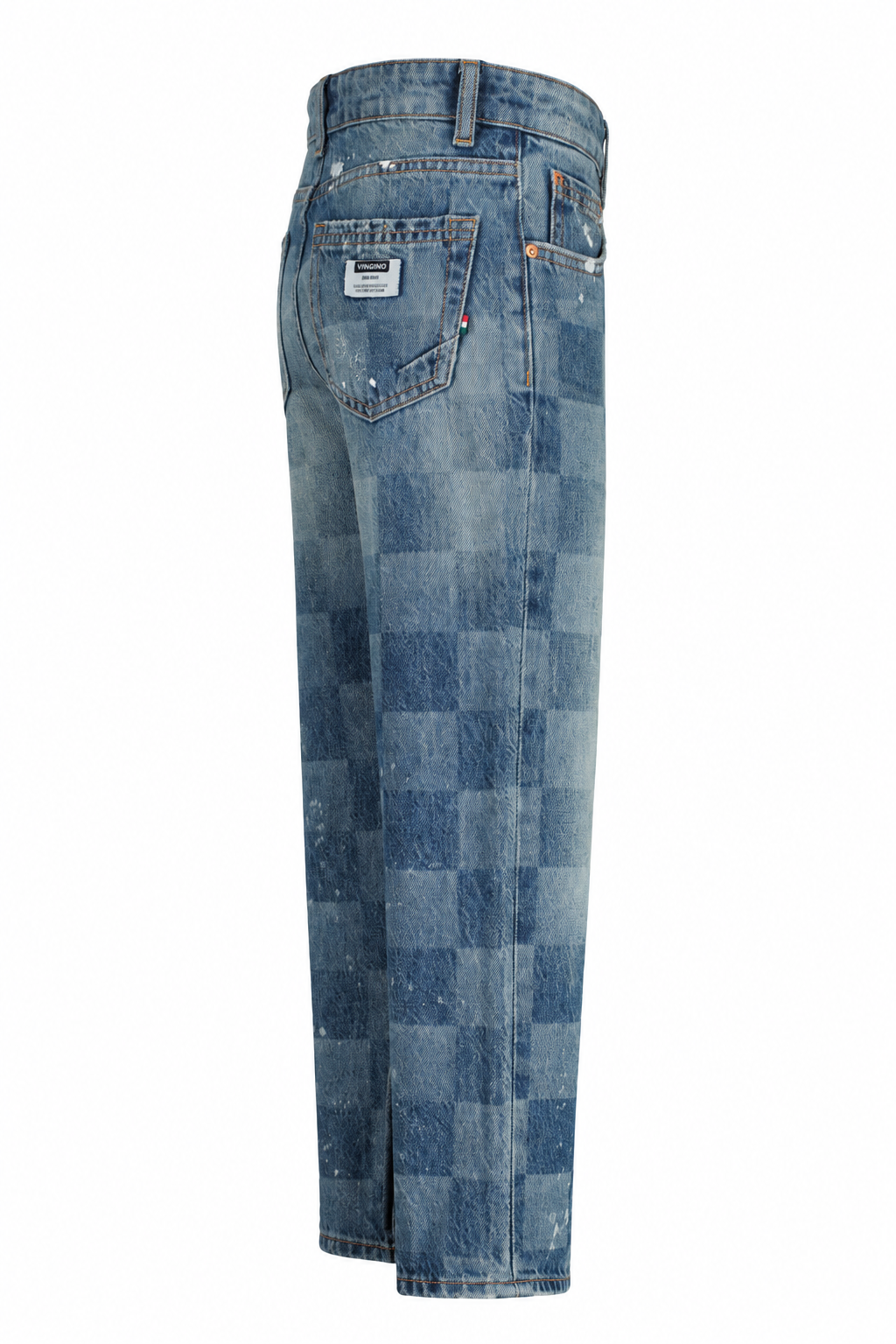 Blugi băieți Vingino Castiano Tinted Blue, Straight Fit