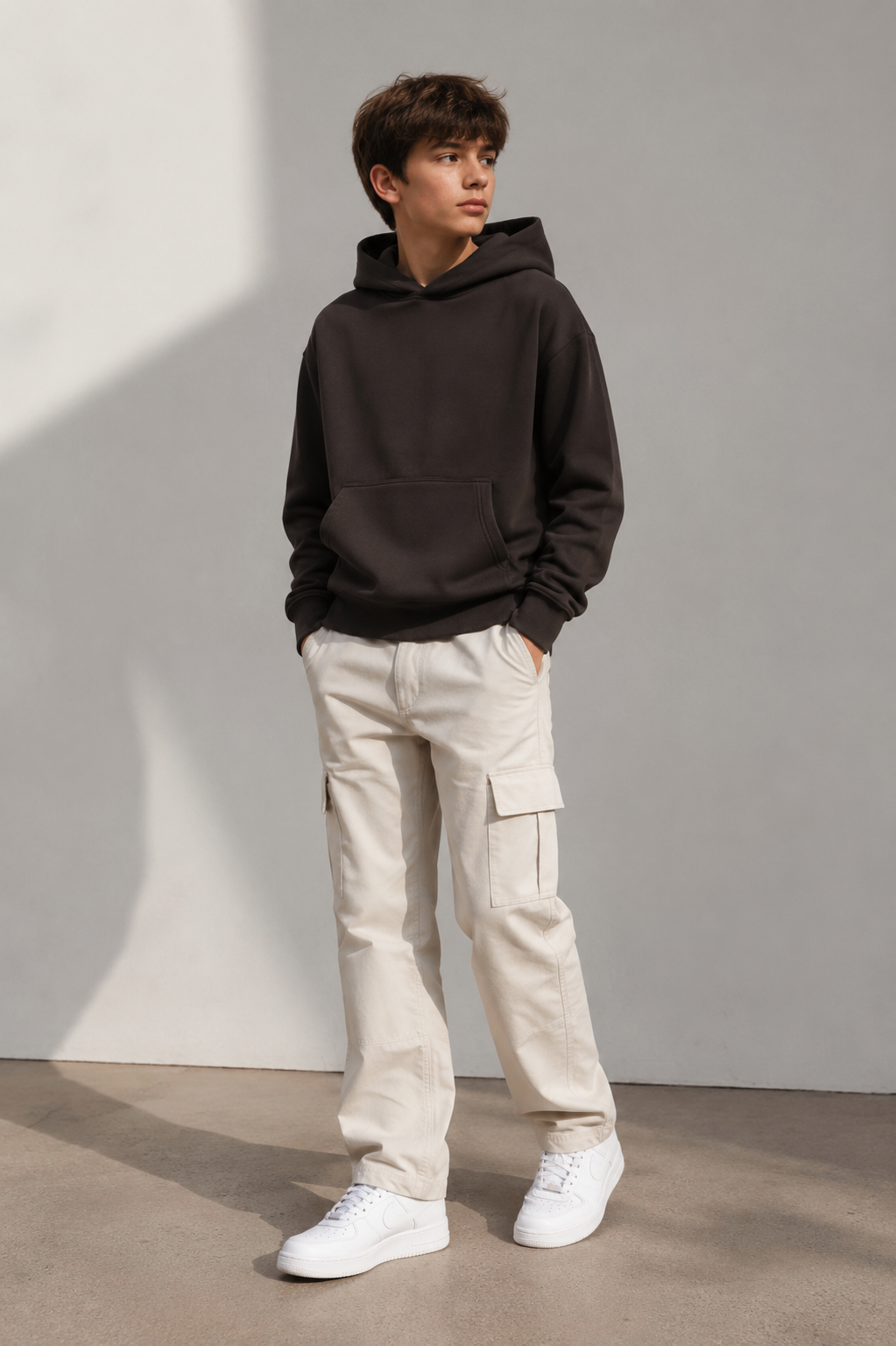 Pantaloni Cargo Jack & Jones Junior Kane Barkley – Moonbeam