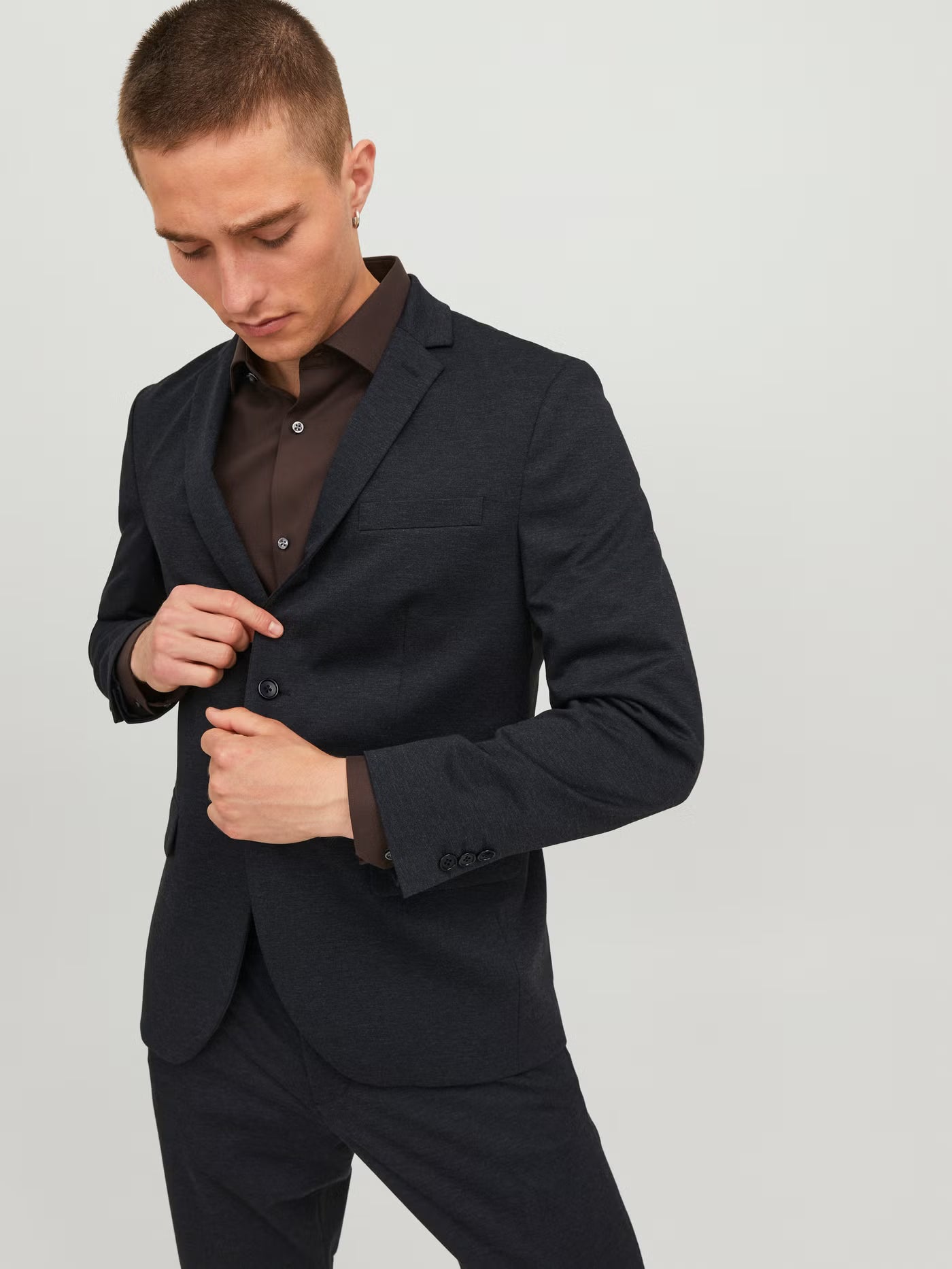 JACK & JONES JPRJONES Stretch Blazer SN Slim Fit Antracit EU 50