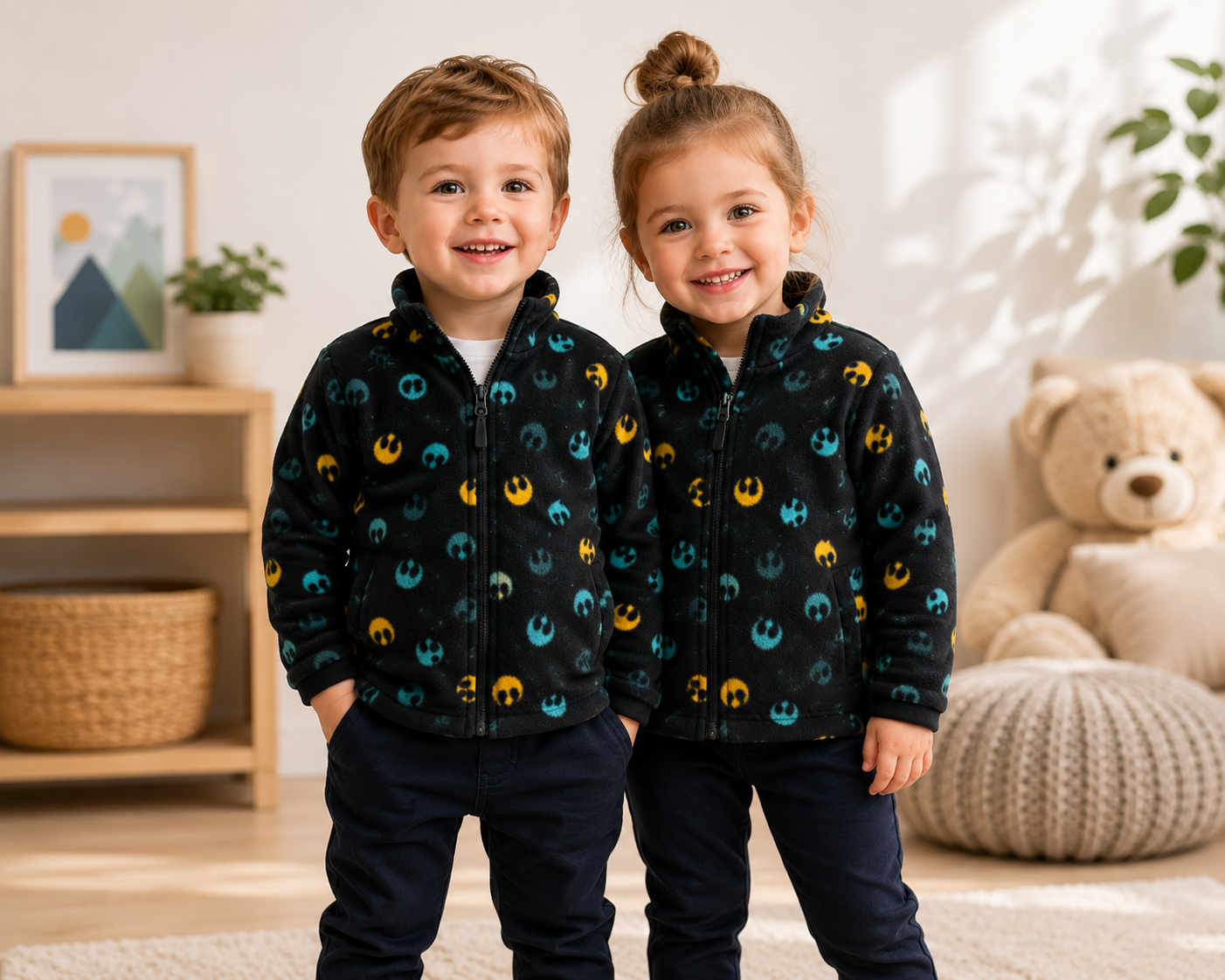 Jachetă fleece pentru copii Amazon Essentials cu fermoar