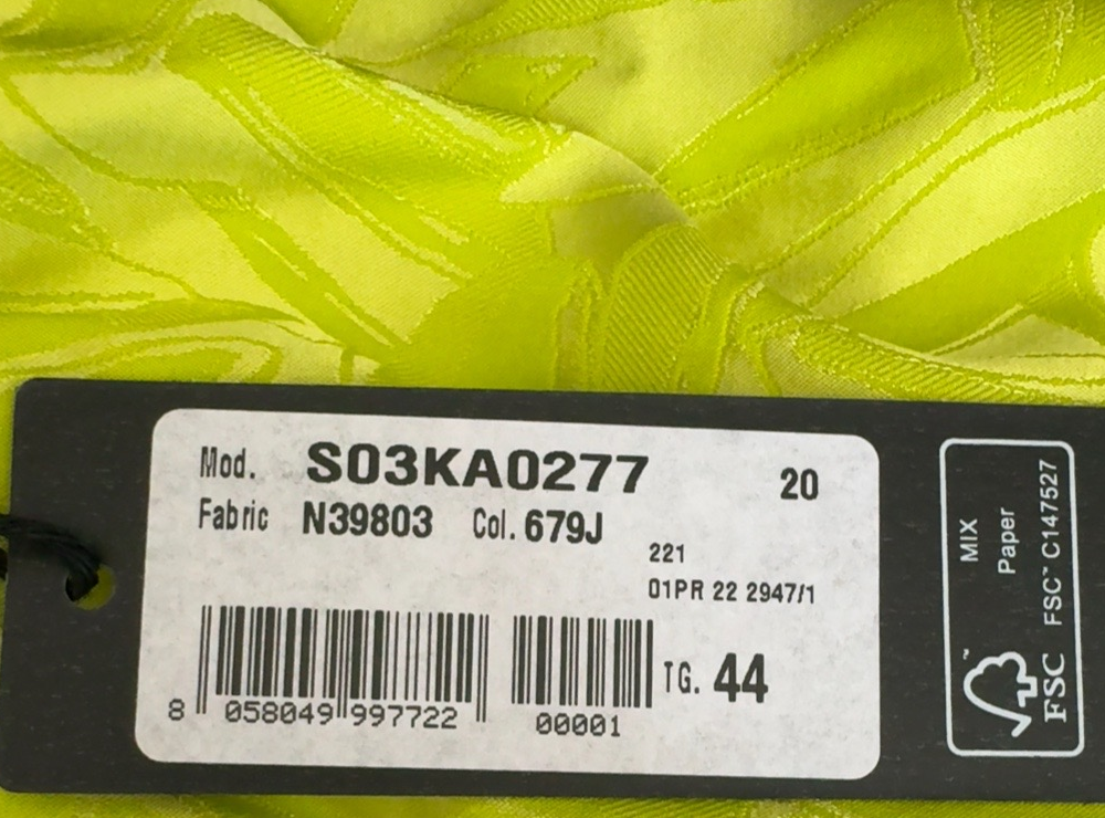 Just Cavalli Pantaloni Damă Jacquard Neon Lime