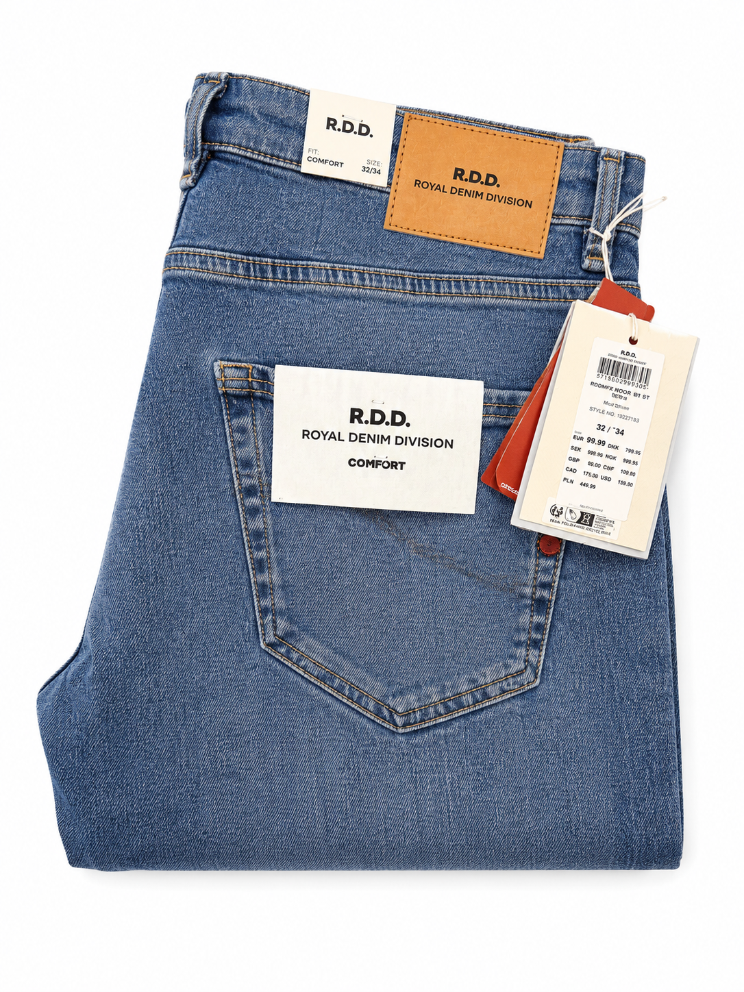 Blugi bărbați R.D.D. Royal Denim Division Comfort Fit NOOR 81