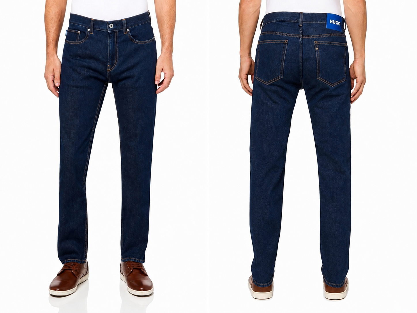 HUGO Jeans Ash Bărbați Dark Blue – Originali