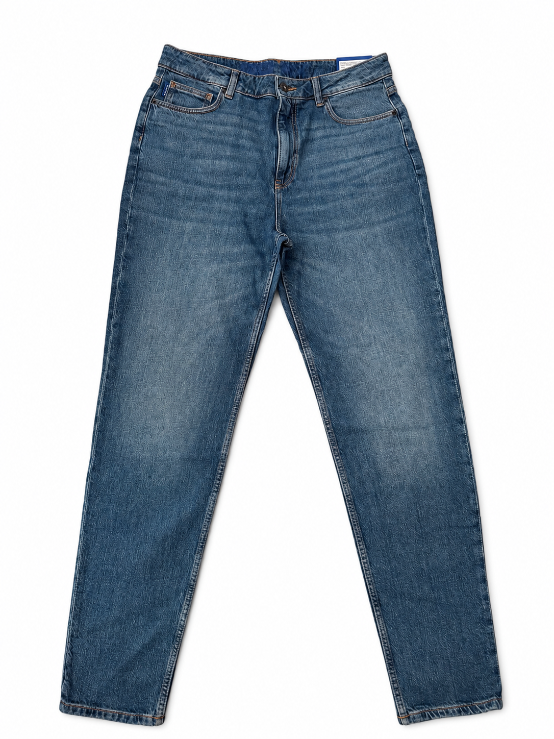 HUGO MOM Jeans Blue High Waist – 99% Bumbac , Talie inalta