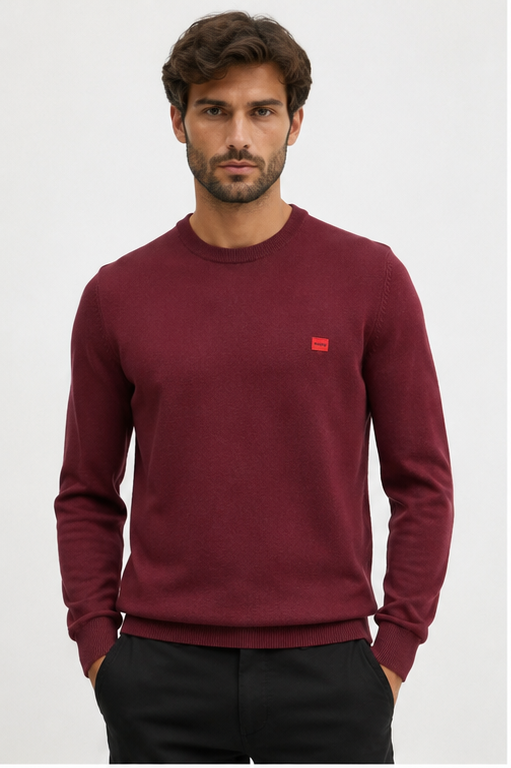 Bluza HUGO San Cassius – Burgundy / Vișiniu