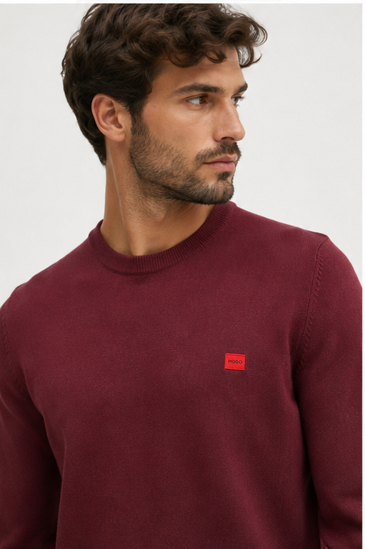 Bluza HUGO San Cassius – Burgundy / Vișiniu