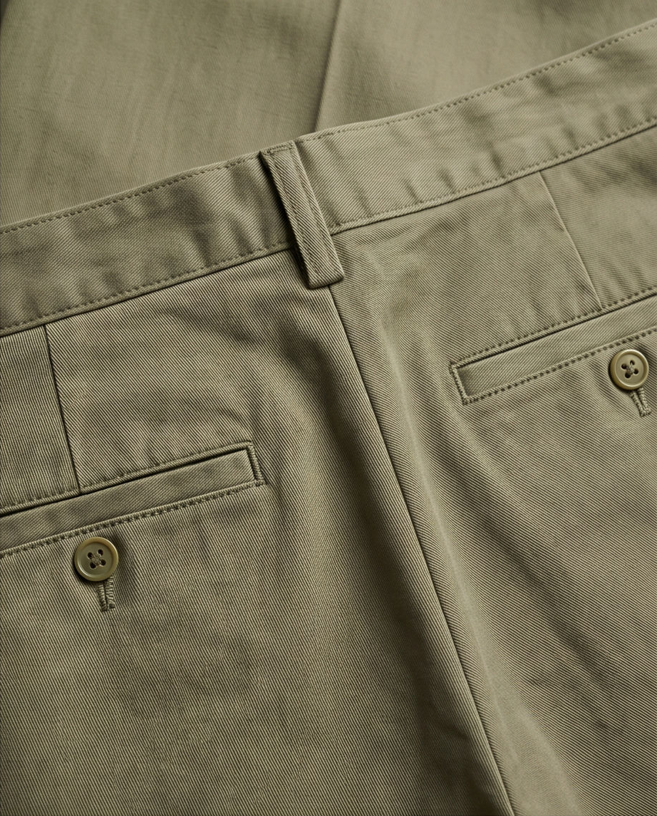 Pantaloni Chino HUGO Dino242 Verde Olive – Noi cu Etichetă, Mărimea
