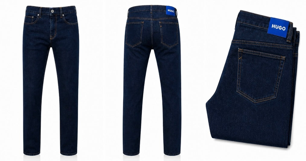 HUGO Jeans Ash Bărbați Dark Blue – Originali