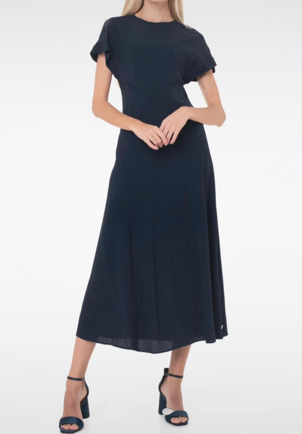 Tommy Hilfiger Viscose Crepe Maxi Dress