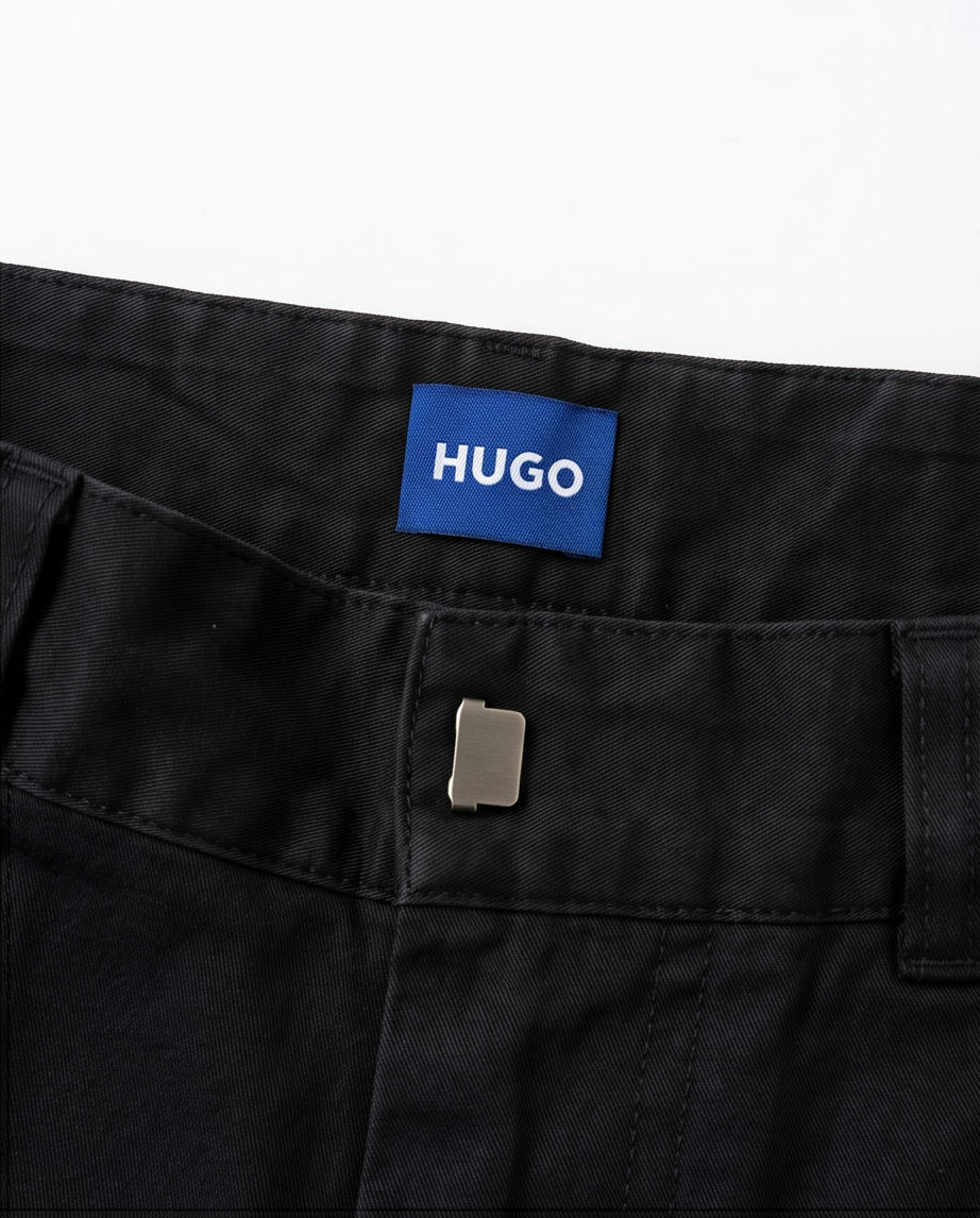 Pantaloni Chino HUGO Dino242 negri – Noi cu Etichetă