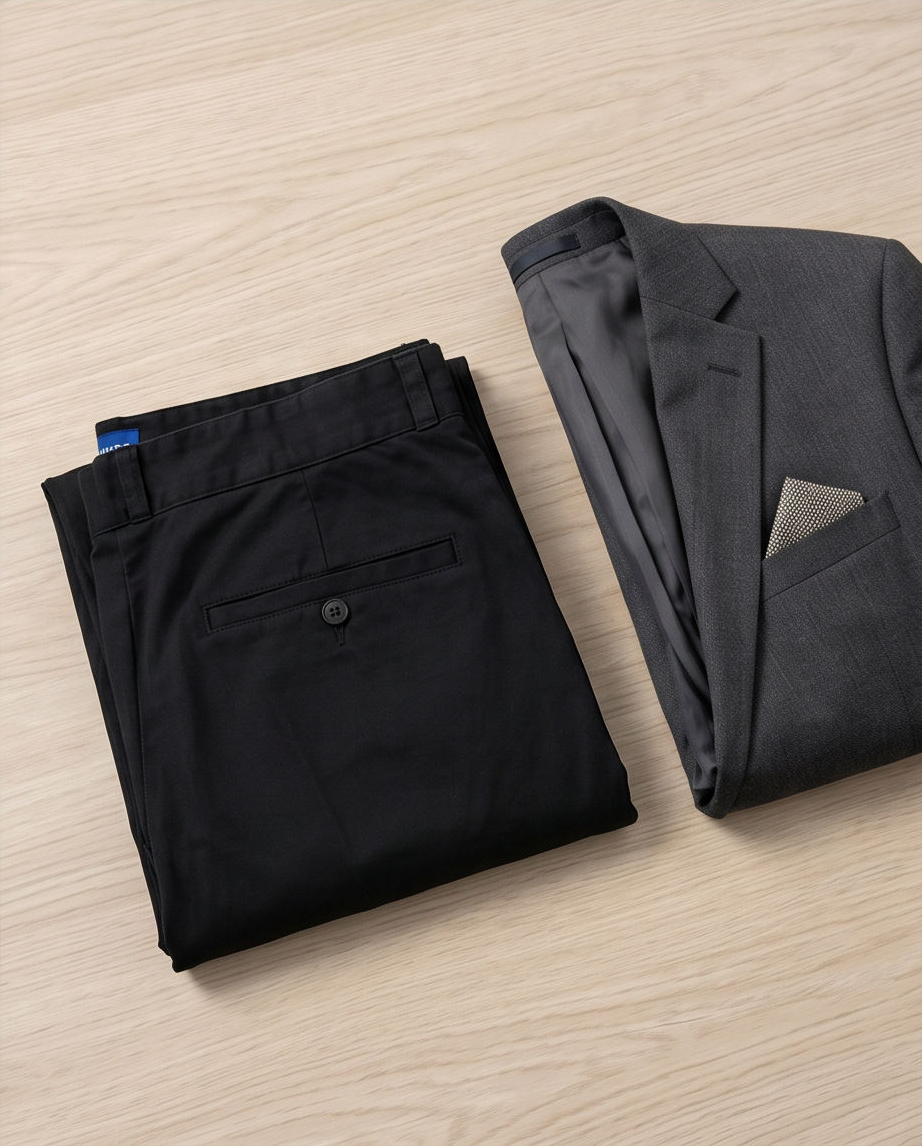 Pantaloni Chino HUGO Dino242 negri – Noi cu Etichetă