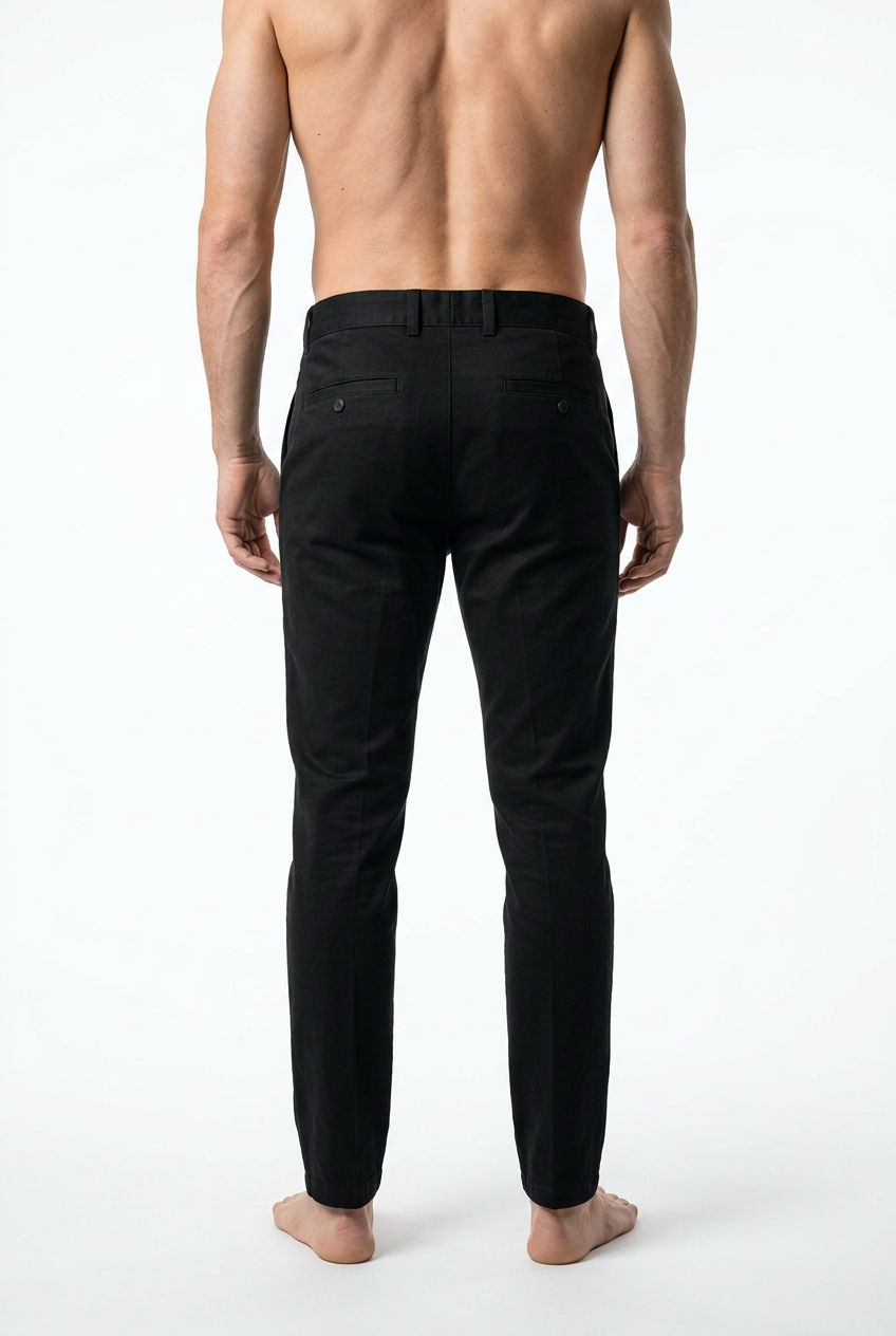 Pantaloni Chino HUGO Dino242 negri – Noi cu Etichetă