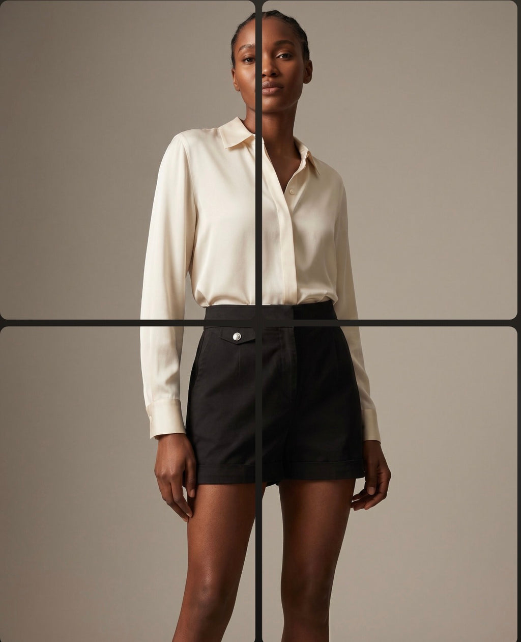 BOSS Hugo Boss C_Taschi-D – Pantaloni scurți chino cu talie înaltă