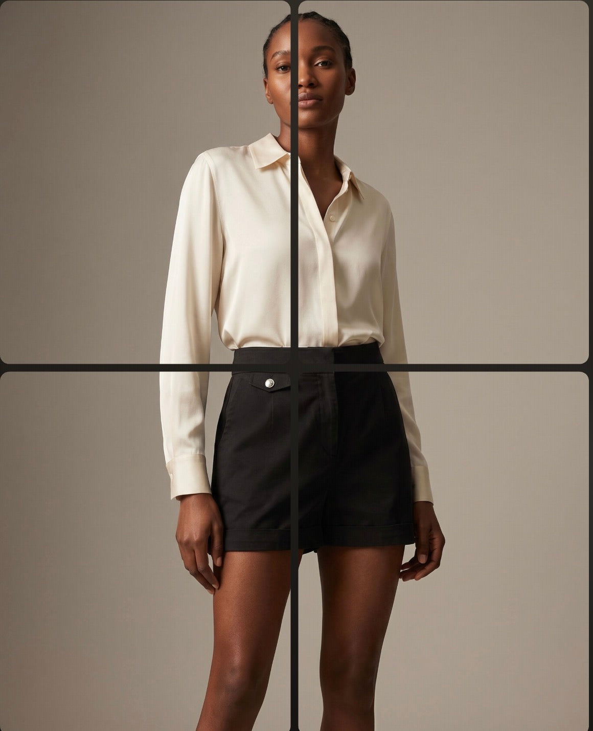 BOSS Hugo Boss C_Taschi-D – Pantaloni scurți chino cu talie înaltă