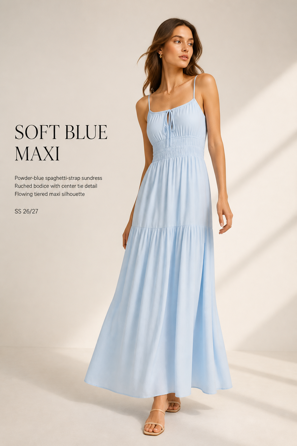 The Drop – Rochie Maxi Fluidă cu Buzunare