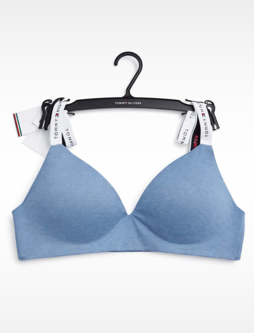 Sutien Tommy Hilfiger Triangle Lightly Lined Iron Blue Damă Original