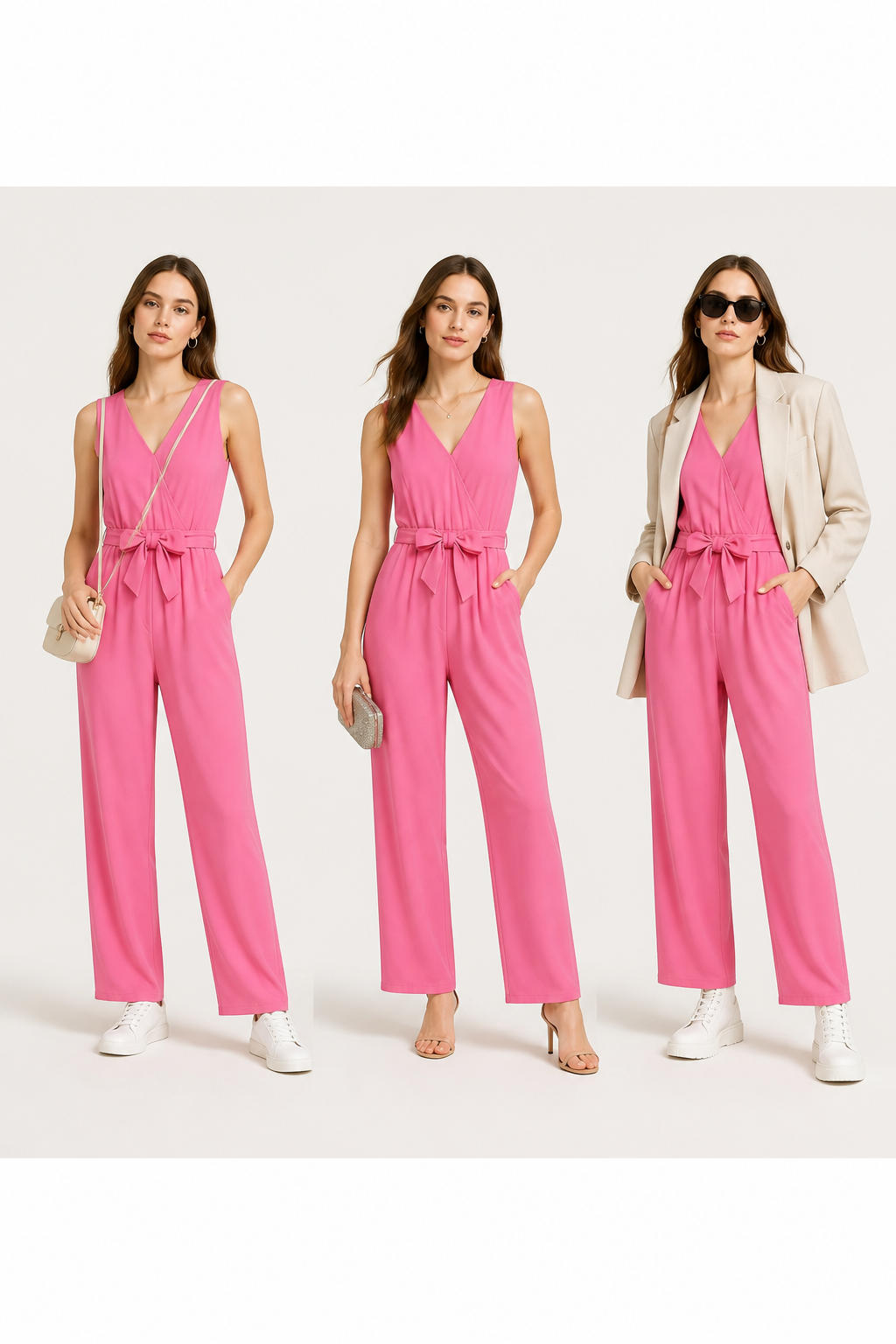 The Drop Caralyn Jumpsuit – Salopetă Damă Rose Pink