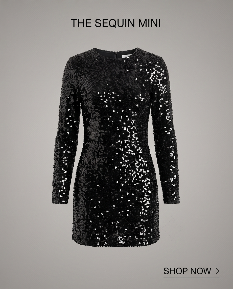 THE DROP Luz Rochie scurta cu paiete