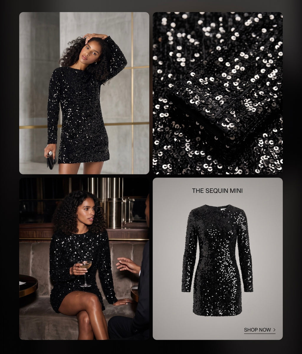 THE DROP Luz Rochie scurta cu paiete
