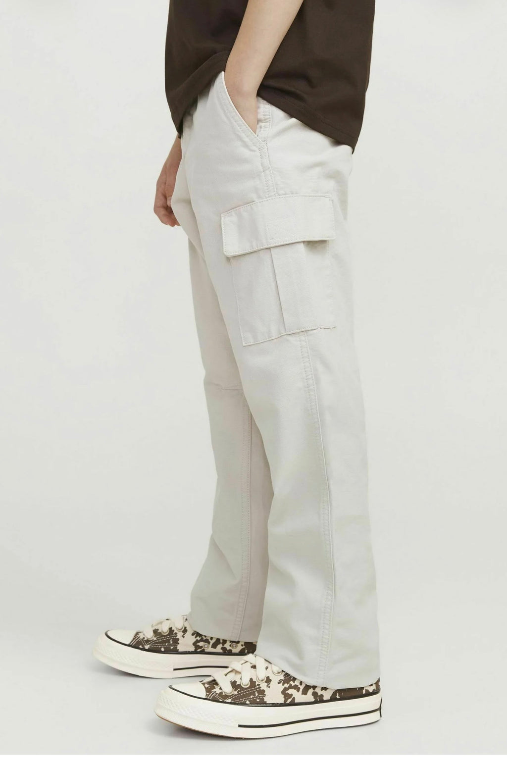 Pantaloni Cargo Jack & Jones Junior Kane Barkley – Moonbeam