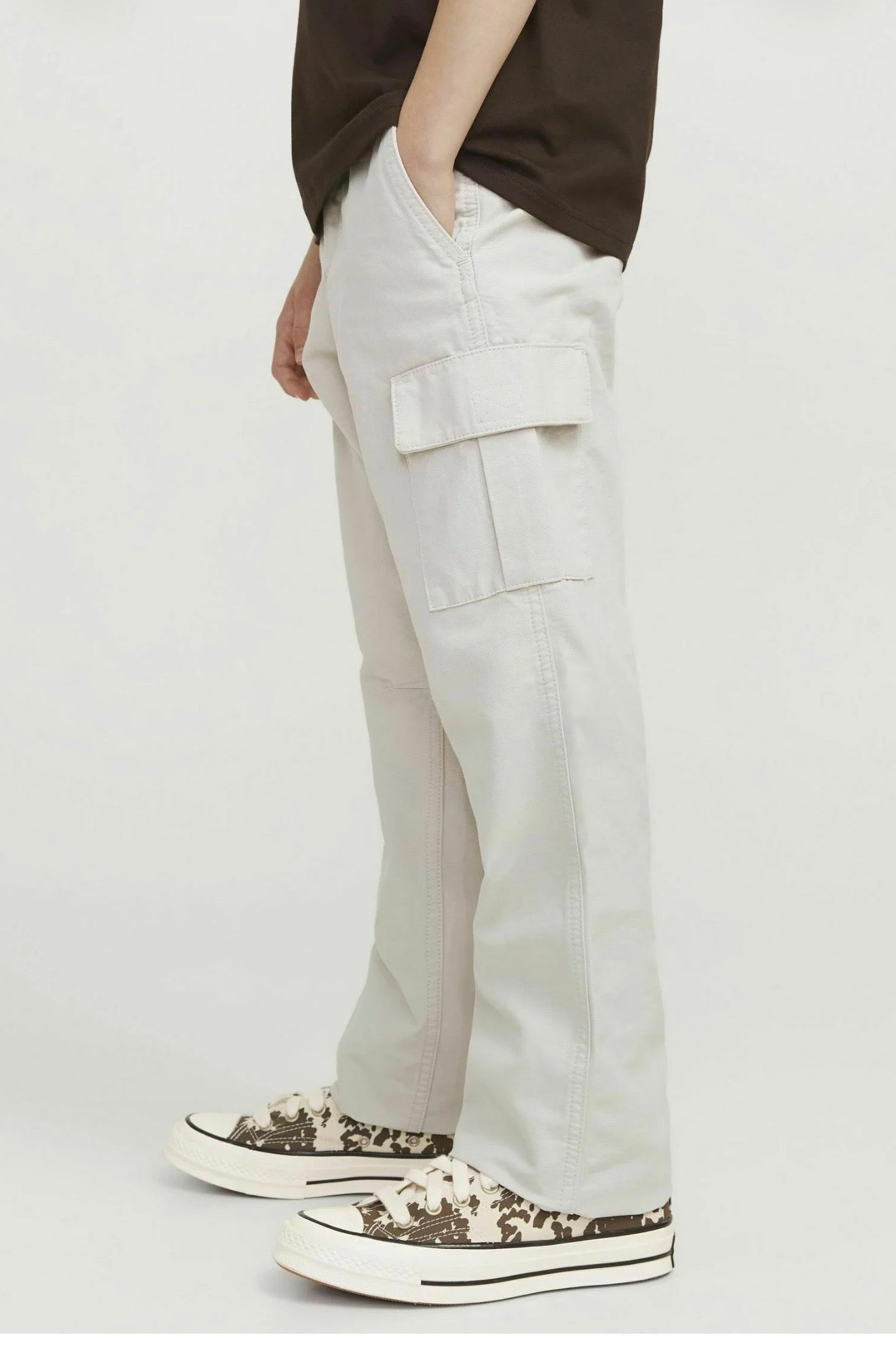 Pantaloni Cargo Jack & Jones Junior Kane Barkley – Moonbeam