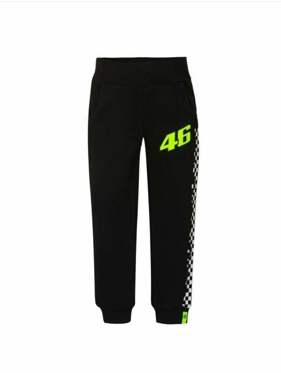 Pantaloni copii VR46 Valentino Rossi 46 Check – Negri