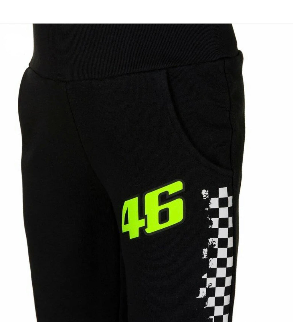 Pantaloni copii VR46 Valentino Rossi 46 Check – Negri