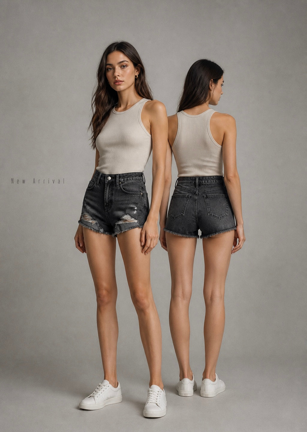 Pantaloni scurți din denim The Drop Arin
