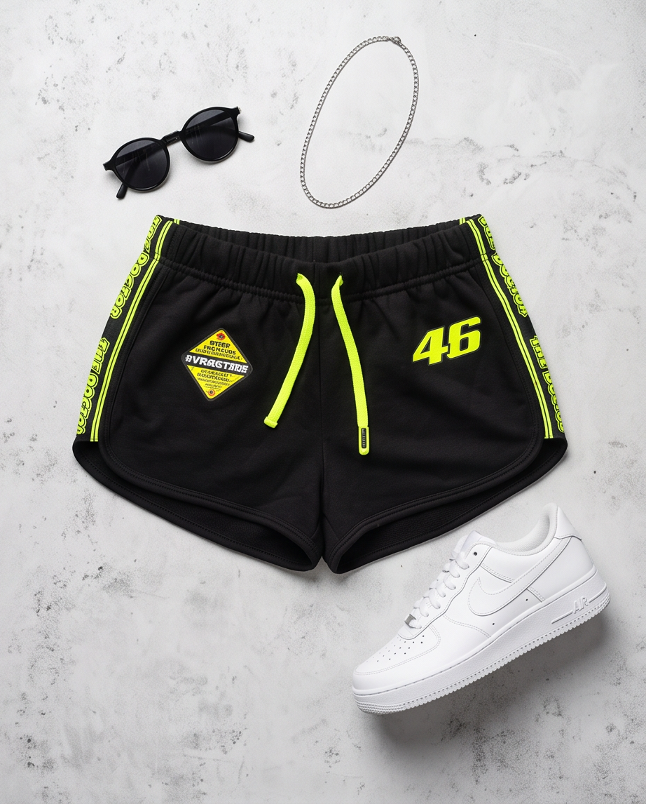 Pantaloni scurți damă VR46 The Doctor Valentino Rossi