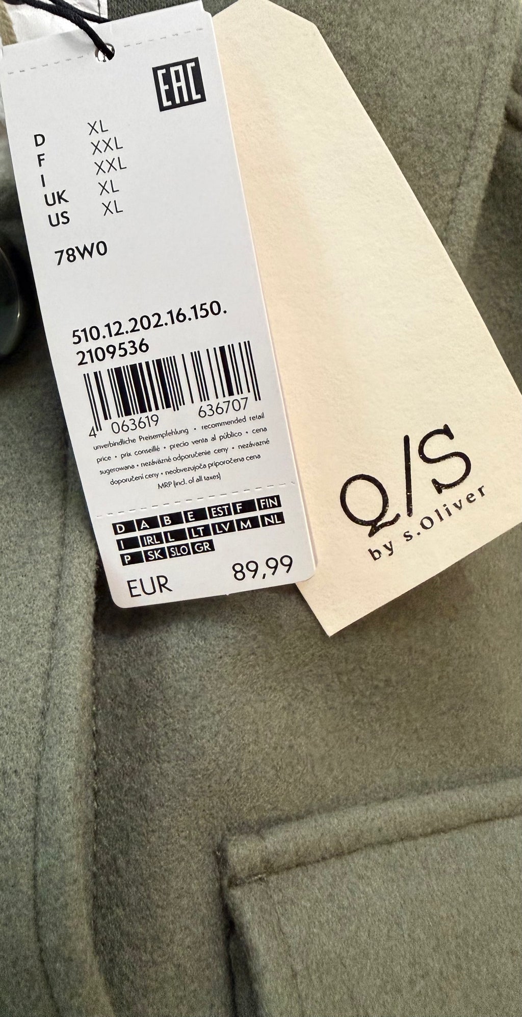 Q/S by s.Oliver – Jachetă Overshirt Loose Fit de Damă