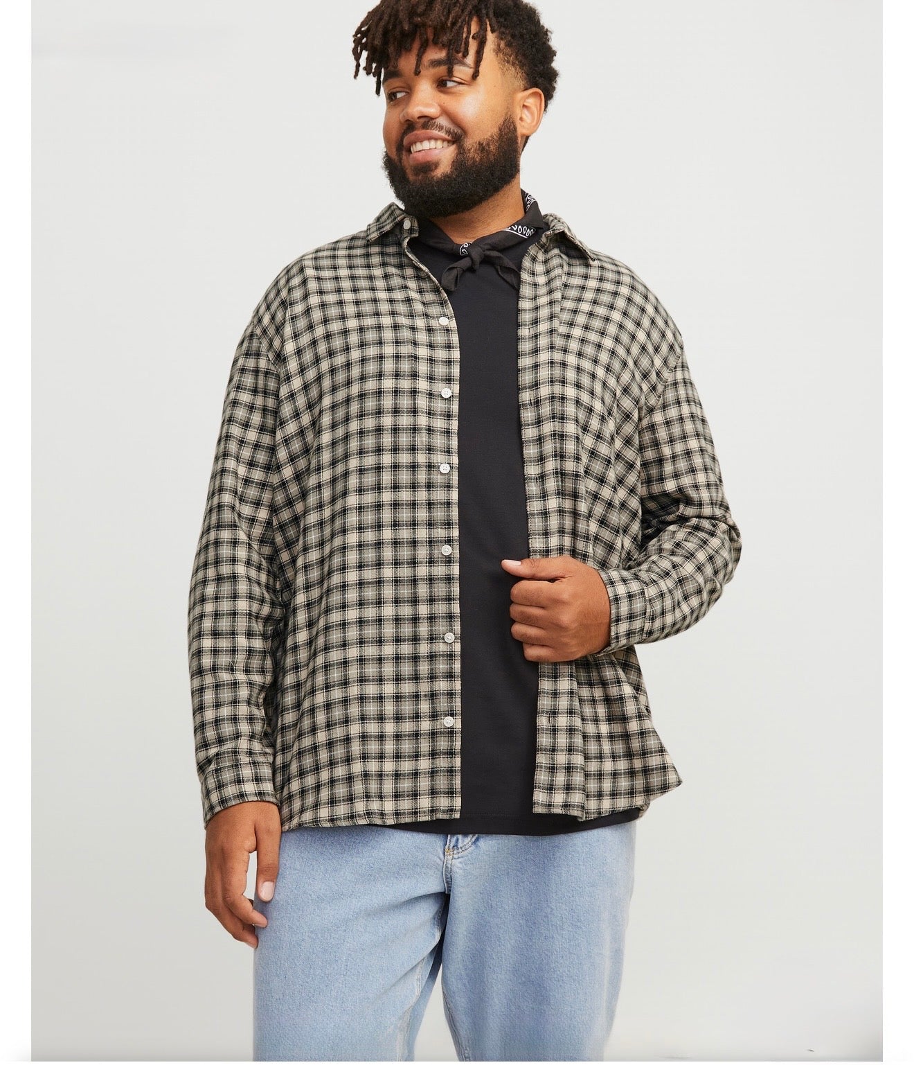 Cămașă din flanel în carouri pentru bărbați Jack & Jones JORJOSHUA