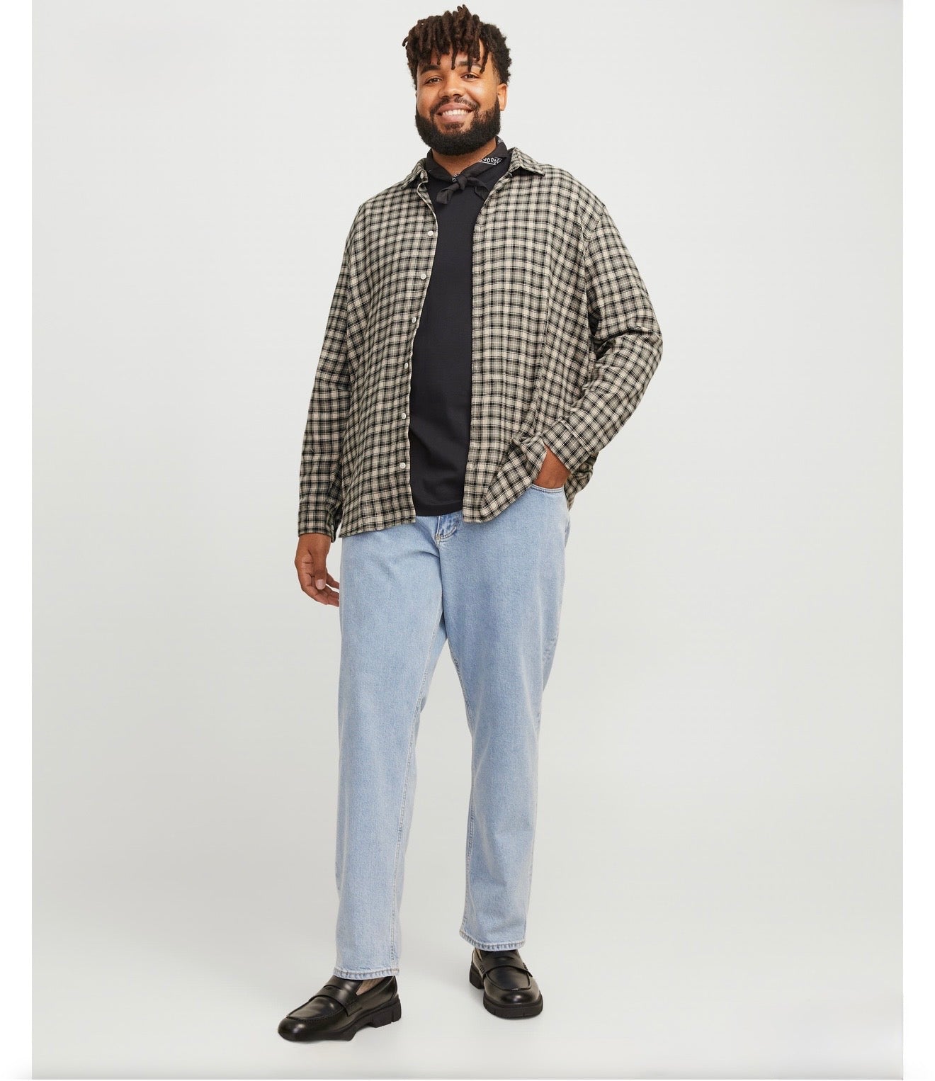 Cămașă din flanel în carouri pentru bărbați Jack & Jones JORJOSHUA