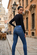 HUGO Blugi Damă Malu_B Light Blue Originali