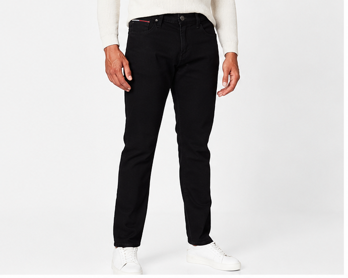Tommy Jeans Ryan Regular Straight Blugi Bărbați Denim Black
