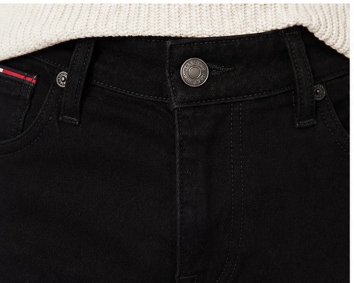 Tommy Jeans Ryan Regular Straight Blugi Bărbați Denim Black